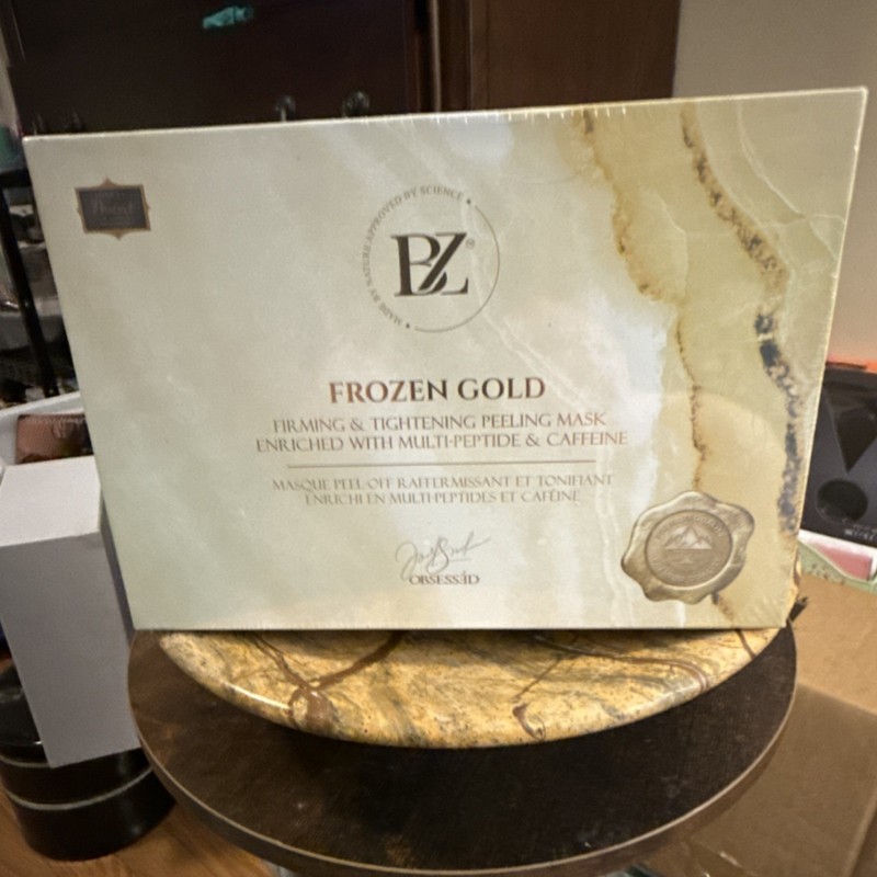 PZ Frozen Gold Firming & Tightening Peeling Mask Multi-Peptide Caffeine Gold