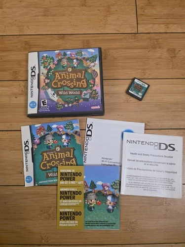 Animal Crossing: Wild World (Nintendo DS, 2005) Complete! Fast Shipping!