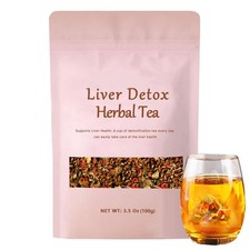 Liver Detox Herbal Tea Dandelion Milk Thistle Goji Berry Organic 8 Herb Blend