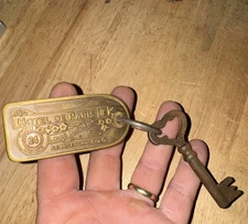 Hotel De Paris Key + Brass Tag Set Brothel Colorado Madame Wine Random Grab READ