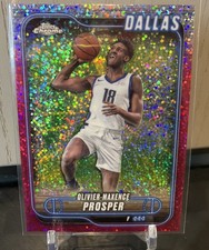 2024-25 Topps Chrome #126 Olivier-Maxence Prosper Magenta Speckle #22/350