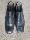 MENS SIZE 15 M DOCKERS BLACK LEATHER LOAFER DRESS SHOES — photo 2
