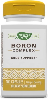 Nature's Way Boron Complex, Supports Bone Health*, 100 100 Count (Pack of 1) 