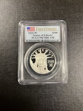 2010 W PLATINUM EAGLE 9871 MINTED $100 LIBERTY 1oz PCGS PR 70 DCAM FIRST STRIKE 3995.00 per troy oz