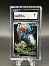 2025 POKEMON WHT EN-WHITE FLARE ILLUSTRATION RARE # 151/086 DRUDDIGON CGC 9