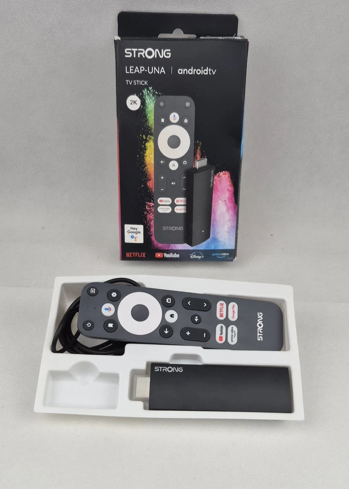 STRONG LEAP-UNA Android TV Stick 2K HDMI Google TV WLAN Streaming - Bild 1 von 4