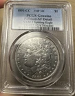 1891 CC VAM 3 Morgan Silver Dollar $1 Spitting Eagle Top 100 PCGS XF Details