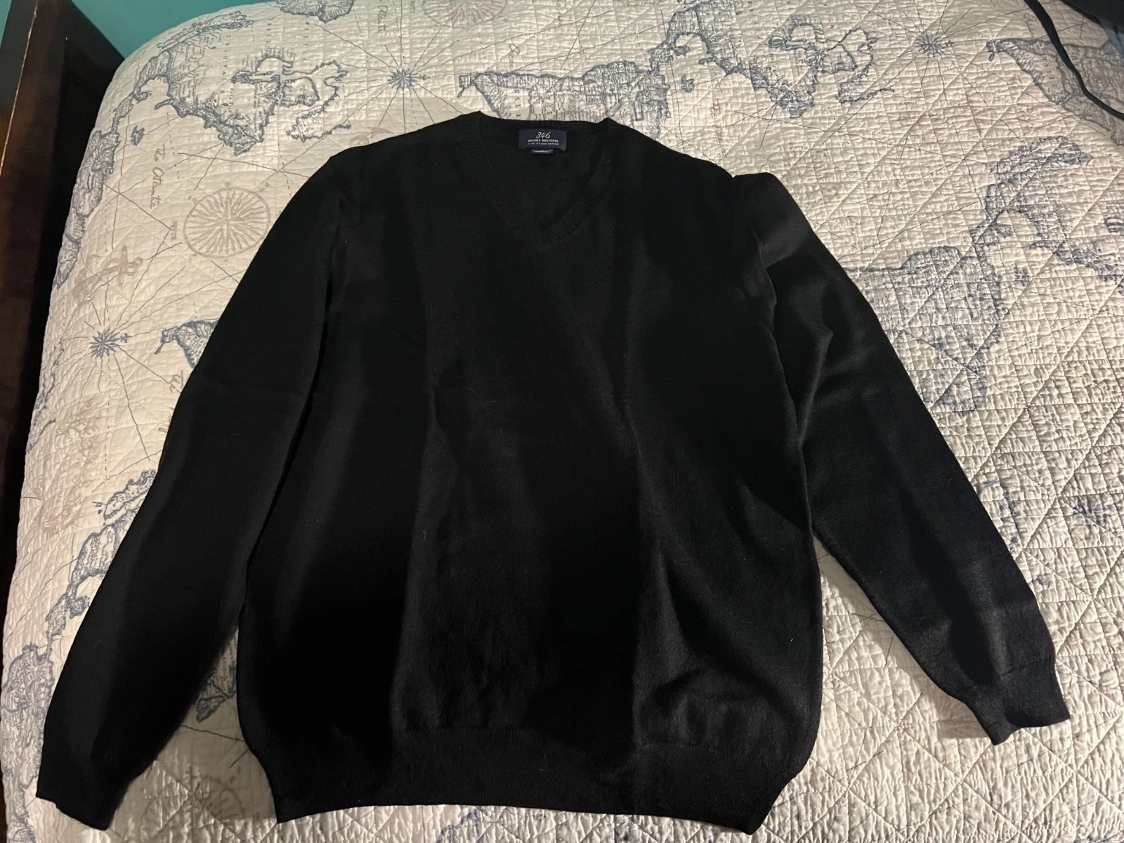 Brooks Brothers 346 Men's Sweater Merino Wool (Size Large)