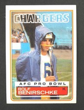 1983 TOPPS ROLF BENIRSCHKE AFC Pro Bowl #371