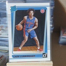 Panini 2021-22 Donruss Rated Rookie Cade Cunningham Detroit Pistons #211 RC