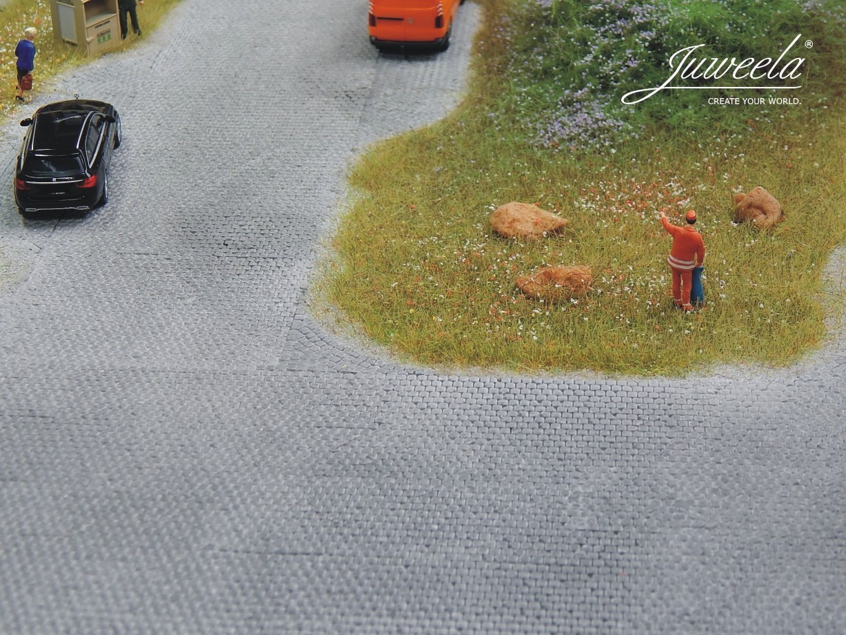 Juweela 28274 H0 FLEXYWAY Cobblestone Street Old Town Cobblestone Square...