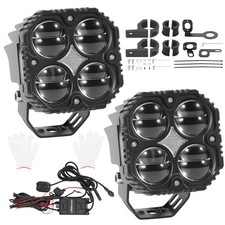 LED Floodlight 120W Motorrad Nebelscheinwerfer for Yamaha Honda 12V Wasserdicht