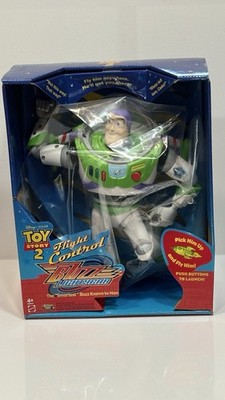TOY STORY 2 BUZZ WITH RC フィギュア　バズ Mattel Toy Story 2 Buzz Lightyear Flight Control Boxed Action