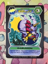 Gabumon DT-86 Rookie Bandai Digimon  D-Tector Series 3 Card 2002 Card LP