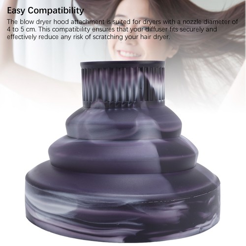 Faltbare Haar Diffusor Portable Universal Blow Dryer Attachment Für Haartroc CUB - Bild 12 von 24