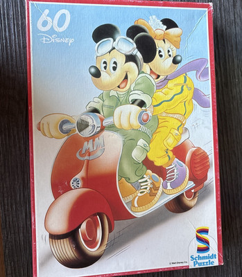 Schmidt KinderPuzzle 60 Teile Disney Mickey Minnie Mouse Ausflug mit dem Roller