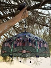 Vintage Tiffany Style Dragonfly Stained Glass Ceiling Lamps Light Fixtures