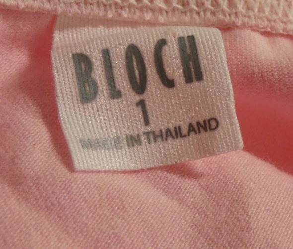 Top envolvente Bloch Dance niño talla 1 - 6x-7 rosa encubrimiento encogimiento de hombros manga larga nuevo con etiquetas Foto 4 de 4