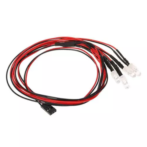 3-Set 1/10 1/8 Upgrade 4 LED Light Headlight Taillight 5mm For HSP RC Cars HOT - Picture 5 of 10