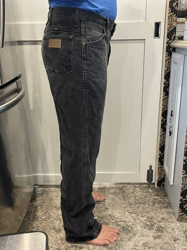 Wrangler Men’s Black Western Denim Jeans 38X32 936WBK Vintage Pants - Picture 4 of 8