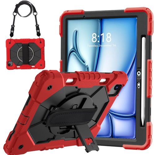 Case for iPad Pro 11 inch 2024 Heavy Duty Rotating Kickstand - Picture 2 of 62