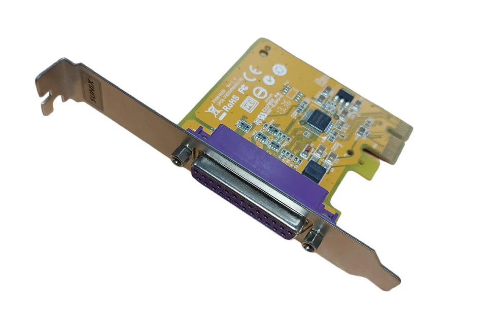 Sunix Parallel Card PCI Express x1 PAR6408A Voll Profile - Bild 2 von 2