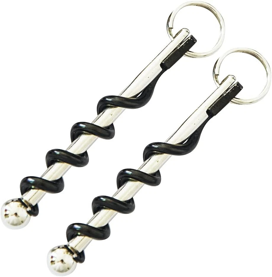 Compact Waiter's Corkscrew with Hinged Opener & Key for Easy Wine Access Compact Waiter's Corkscrew with Hinged Opener & Key for Easy Wine Access