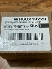WR60X10220 - NEW CONDENSER FAN MOTOR - WR60X10220
