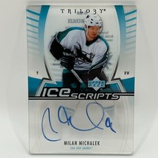 2006-07 Upper Deck Trilogy Ice Scripts Milan Michalek #MM