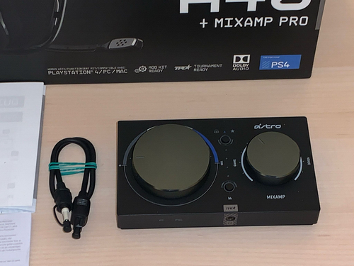 Logitech Astro A40 Mixamp Pro Tr Only + Empty Box w/out Headphone No Cables *See - Picture 5 of 24