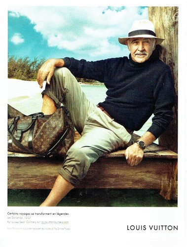 Publicite ADVERTISING 116 2011 louis vuitton luggage \u0026 sean connery | eBay