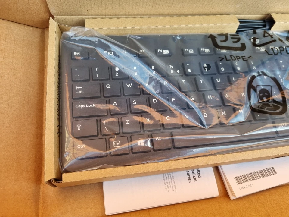NEW HP USB Slim Keyboard and Mouse Set ( T6T83AA#ABB) Windows 7/8/10/11. HP Slim - Image 2 of 4