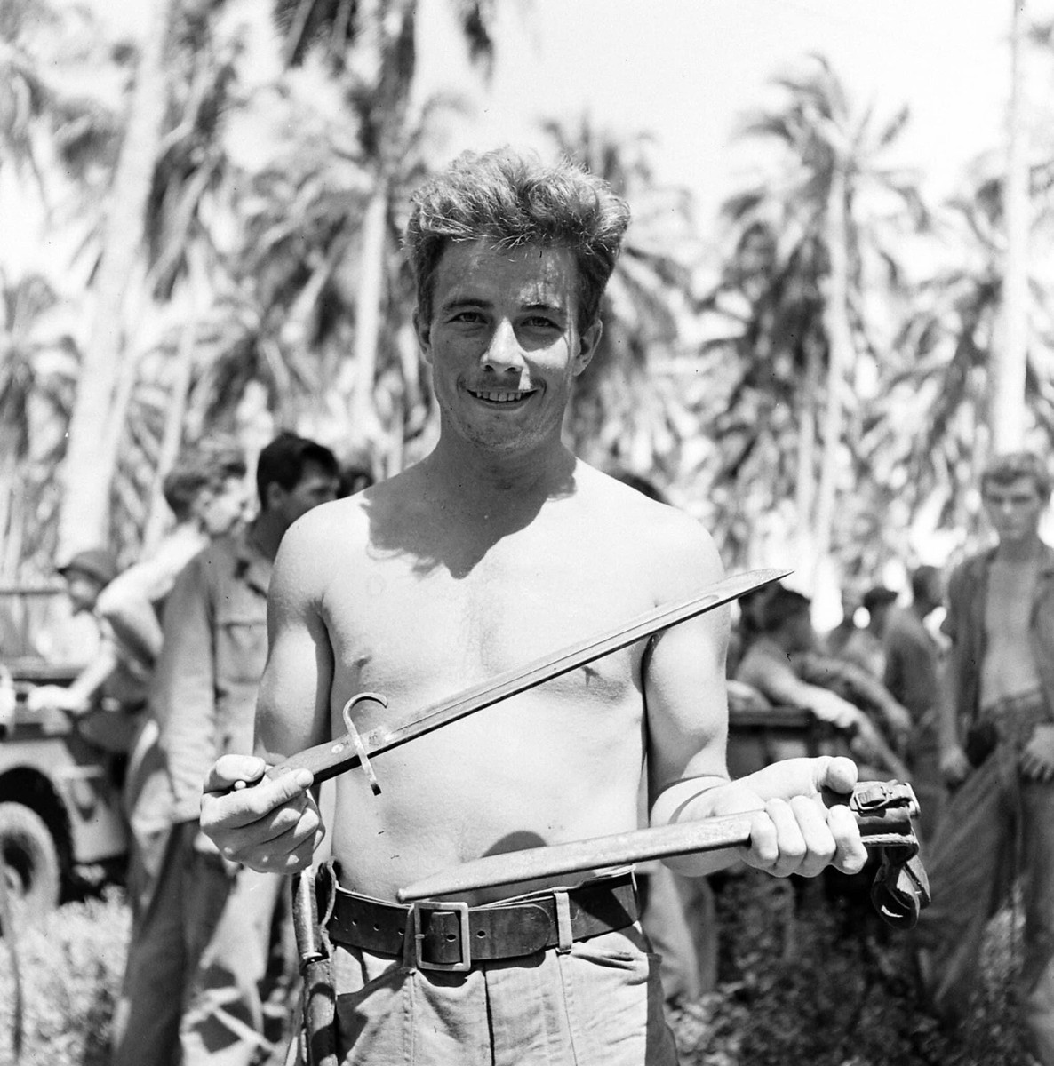 WW2 WWII Photo World War Two / US Marine Raiders Souvenirs
