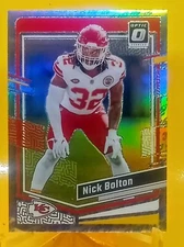 2023 Donruss Optic  #92 Nick Bolton ROCKET Emoji SSP Chiefs 🚀
