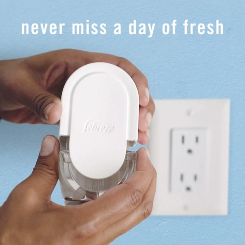 Febreze Plug In Air Freshener, Odor-Fighting Scented Oil Refill, 4 Refills - Picture 10 of 17