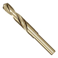 Cobalt Drill Bit 21/32 Inch High Speed Steel M35 Reduced Shank Twist Drill Bi...