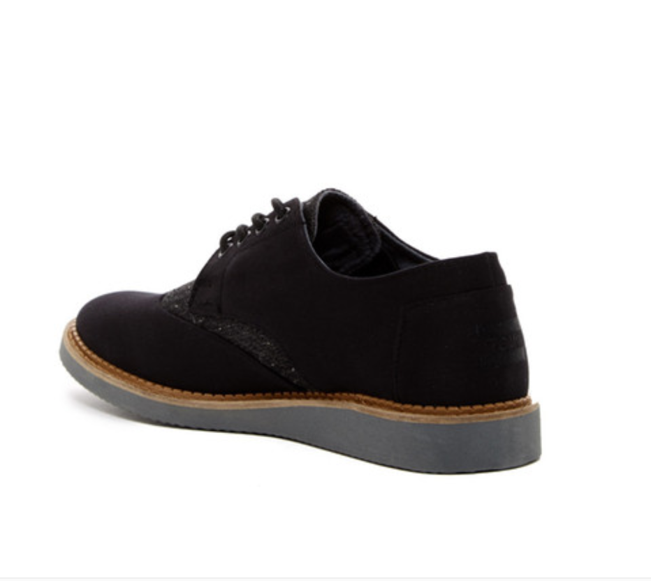 SAOLA NUOVO TOMS Brogue Derby Wingtips OXFORDS Classic Uomo Taglia 7.5 (Grigio) 8 (Nero)