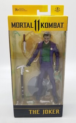 Mortal Kombat 11 The Joker Jointed 7'' Action Figure NISB McFarlane Toys 2021 New