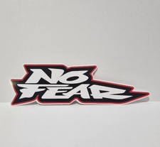 2x No Fear Decal Sticker Usa Made Truck Vehicle Car Logo Wall Window Jdm Retro