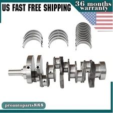 Crankshaft with Main Rod Bearing Set Fit For 11-16 Hyundai Santa Fe Sorento 3.3L