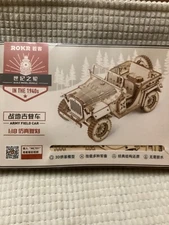 ROKR Puzzle Army Field Car  1940s Car Kit