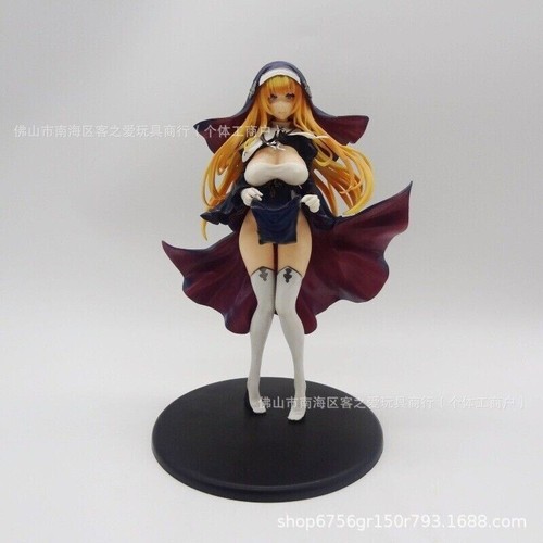 Hot, Anime Nun Charlotte Sister Ver. PVC 1/6 Scale Figure Statue New No Box 26cm - Picture 2 of 6