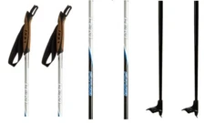 New PAIR LEKI FUTURA Nordic XC Cross Country Touring 150cm SKI POLES