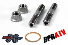 Kawasaki KFX450R TITANIUM Head Pipe Exhaust Studs Kit Bolts Nuts Exhaust Gaskets