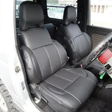 Jimny perforated leather seat cover black for 1 car all seats front and rear set