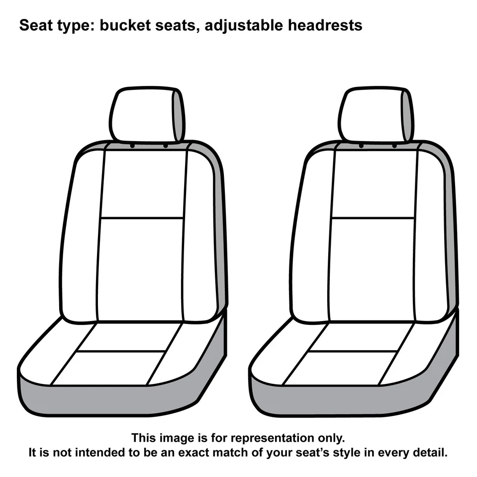 Covercraft Polycotton Seat Covers 1st Row for Cadillac/Chevrolet/GMC Models Foto 3 de 3