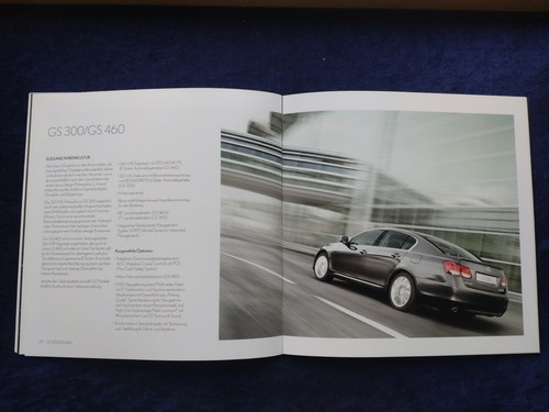 LEXUS Programm Prospekt 2009 LS460 GS300 GS460 RX350 IS 220d IS250 Sc430 RX 450h - Picture 7 of 13