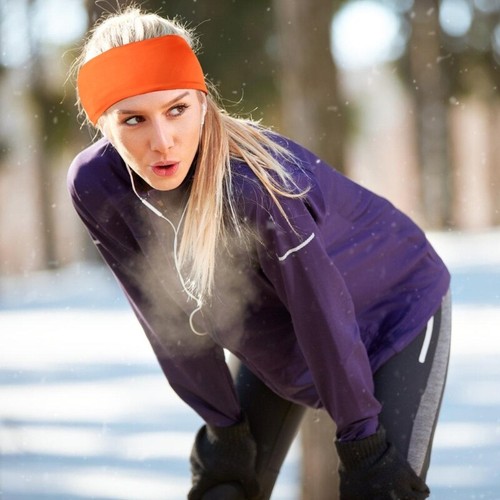 Sport Headbands for Women Men Sports Yoga Running Elastic Headbands Sweatbands - Picture 3 of 20