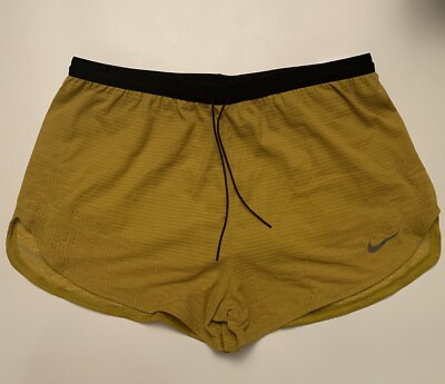 Nike Dri-Fit Run Division Pinnacle 3  Running Shorts Citron DA1294-392 Men s 2XL