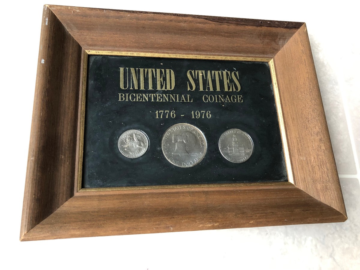骨董　三点 Vintage Coinage 3 Piece USA Bicentennial Set 1776-1976
